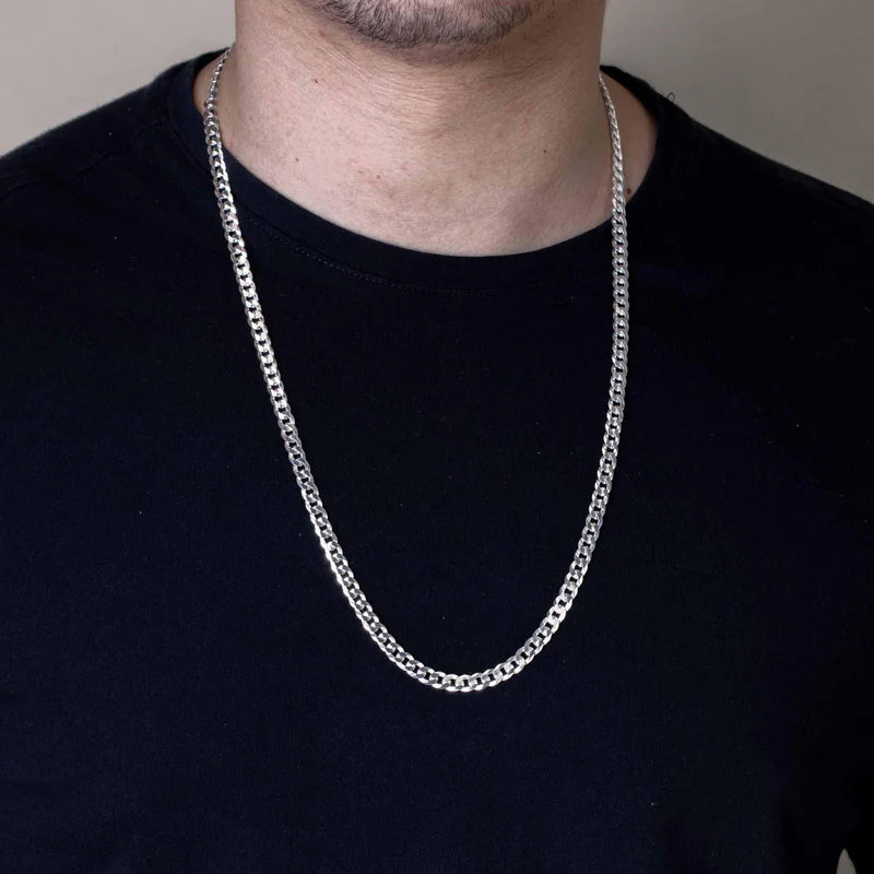 5.2MM 925 Sterling Silver Curb Chain