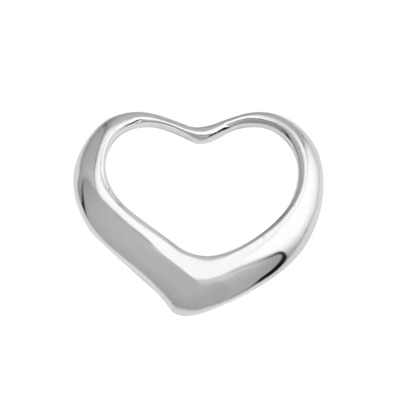 925 Sterling Silver Open Heart Pendant