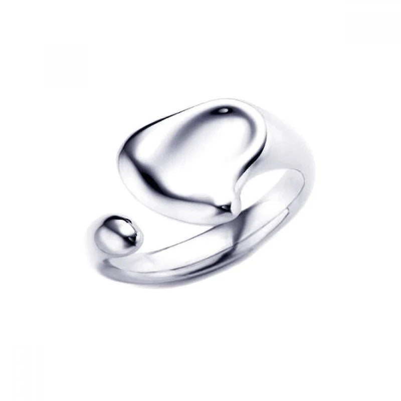 925 Sterling Silver Liquid Like Ring