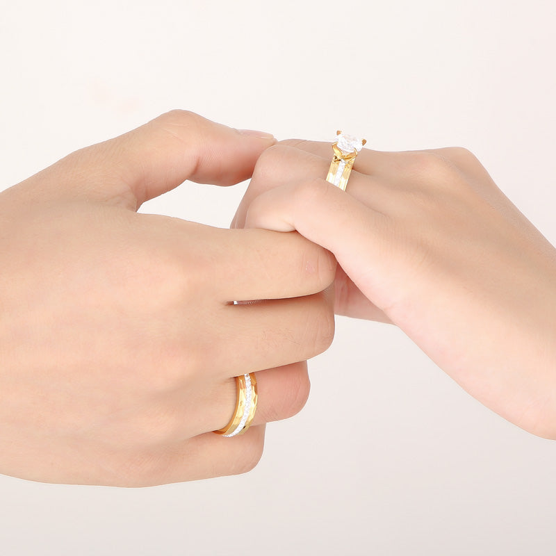 Zircon Wedding Bands