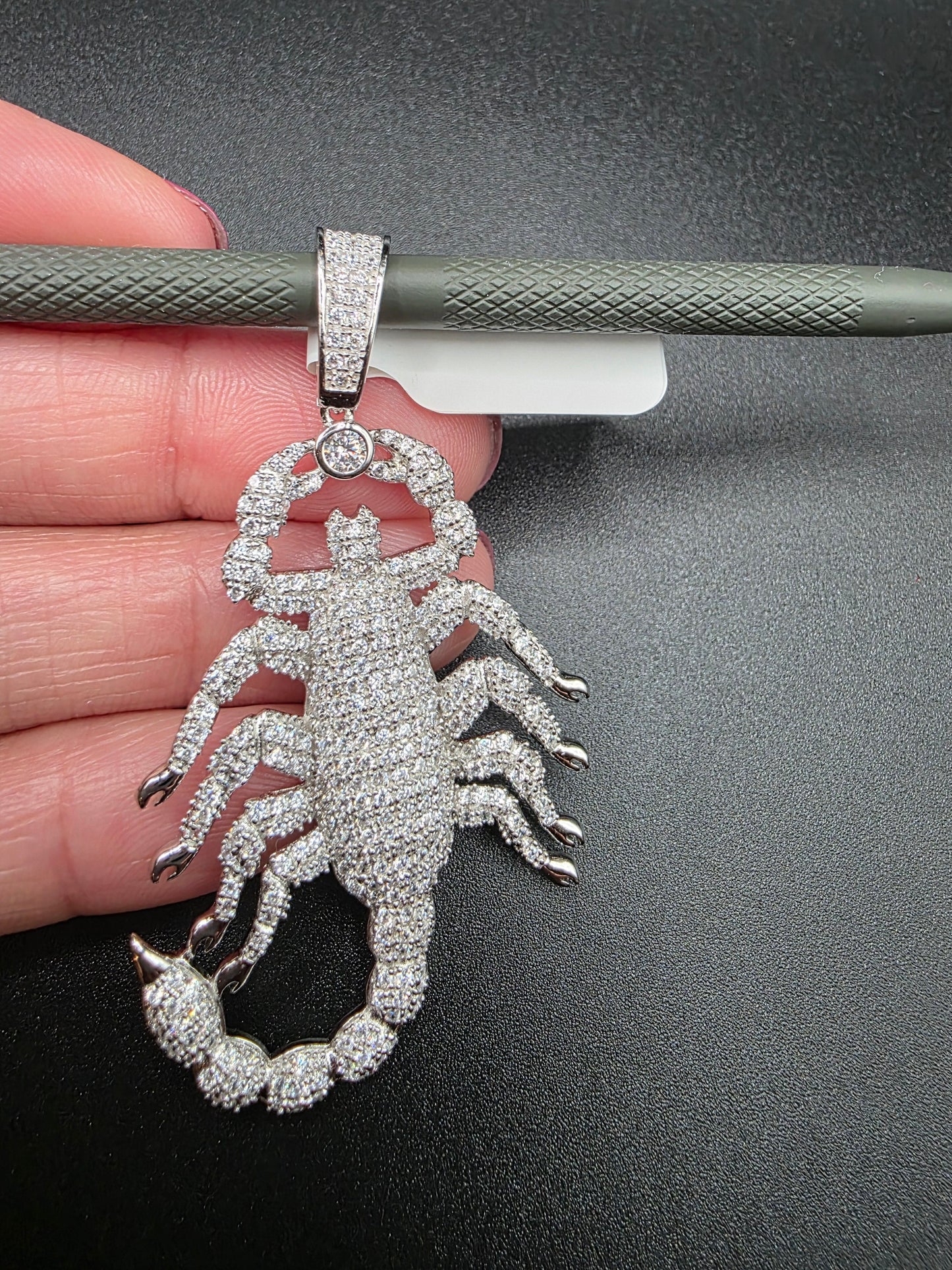 925 Sterling Silver Scorpion Hip Hop Pendant
