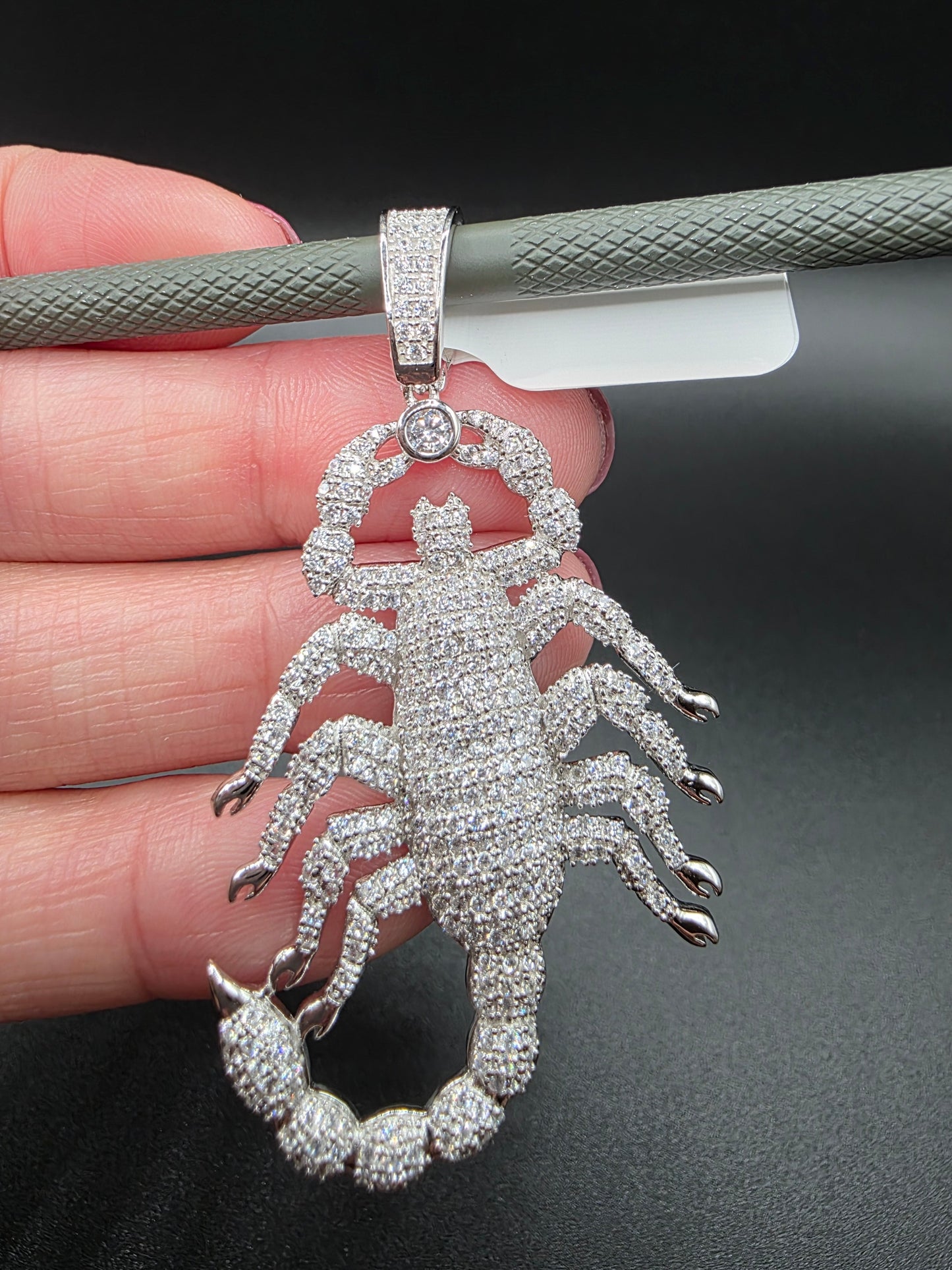 925 Sterling Silver Scorpion Hip Hop Pendant