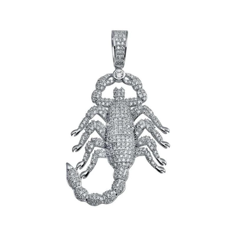925 Sterling Silver Scorpion Hip Hop Pendant