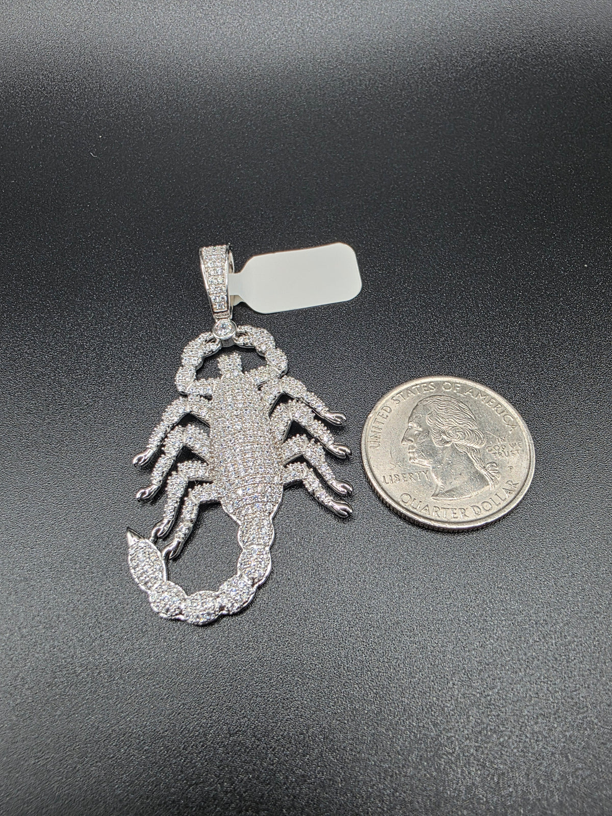 925 Sterling Silver Scorpion Hip Hop Pendant